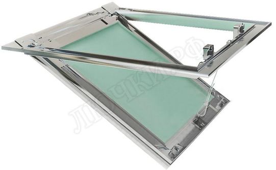 Люк под покраску Ультра для установки в потолок, 2 створки, съёмная перегородка 1350*700 (посадочный размер 1356*706) Люк под покраску Ультра для установки в потолок, 2 створки, съёмная перегородка 1350*700 (посадочный размер 1356*706)