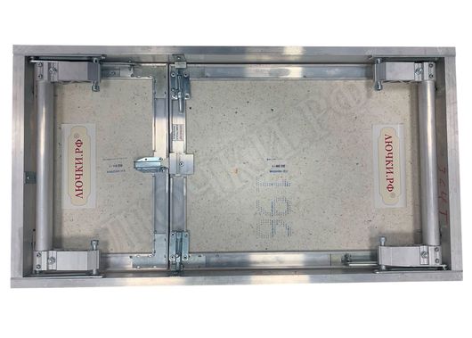 Люк под плитку Нажимной Секрет-Лайт 2 створки 1050*500 Люк под плитку Нажимной Секрет-Лайт 2 створки 1050*500