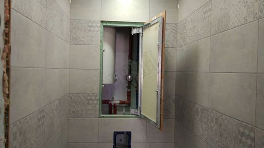 Люк под плитку Нажимной Секрет-Лайт 2 створки 1050*500 Люк под плитку Нажимной Секрет-Лайт 2 створки 1050*500