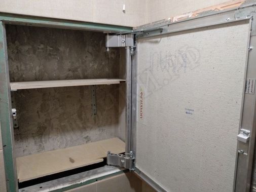 Люк под плитку Нажимной Секрет-Лайт 2 створки 1050*500 Люк под плитку Нажимной Секрет-Лайт 2 створки 1050*500