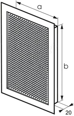 Решетка металлическая с перфорацией Кружок врезная 650*1500 Решетка металлическая с перфорацией Кружок врезная 650*1500