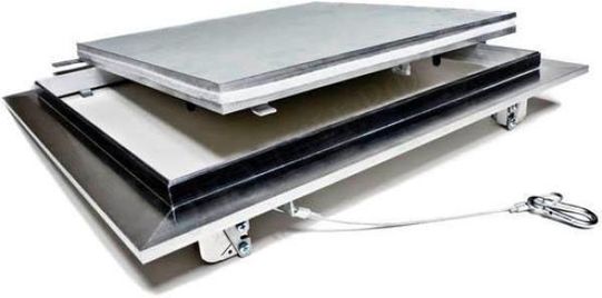 Люк под покраску Ультра для установки в потолок, 2 створки, съёмная перегородка 1350*700 (посадочный размер 1356*706) Люк под покраску Ультра для установки в потолок, 2 створки, съёмная перегородка 1350*700 (посадочный размер 1356*706)