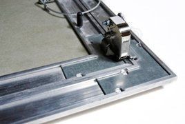 Люк под покраску Ультра для установки в потолок, 2 створки, съёмная перегородка 1350*700 (посадочный размер 1356*706) Люк под покраску Ультра для установки в потолок, 2 створки, съёмная перегородка 1350*700 (посадочный размер 1356*706)