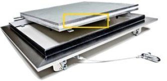 Люк под покраску Ультра для установки в потолок, 2 створки, съёмная перегородка 1350*700 (посадочный размер 1356*706) Люк под покраску Ультра для установки в потолок, 2 створки, съёмная перегородка 1350*700 (посадочный размер 1356*706)