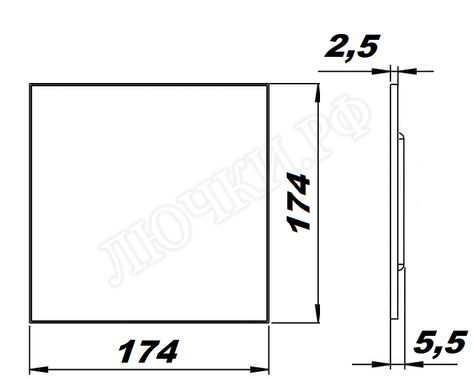 Вытяжной вентилятор airRoxy S, серый, 01-164 Вытяжной вентилятор airRoxy S, серый, 01-164