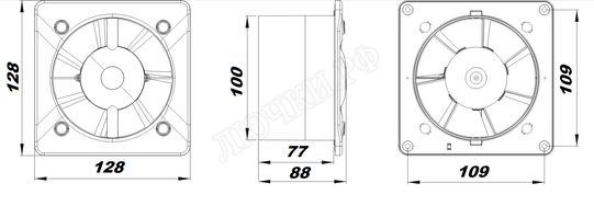 Вытяжной вентилятор Awenta System+, Silent, 100, KWS100H, PNB100, Белый, пластик Вытяжной вентилятор Awenta System+, Silent, 100, KWS100H, PNB100, Белый, пластик