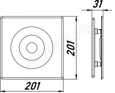 Панель для вентиляторов Awenta System+, Orion, POE125, Бежевый, пластик Панель для вентиляторов Awenta System+, Orion, POE125, Бежевый, пластик