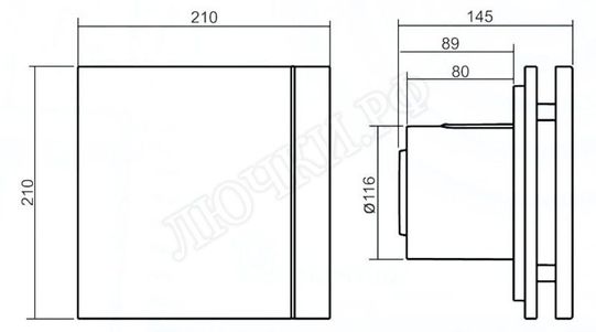 Вентилятор SILENT-200 CZ DESIGN-3C Вентилятор SILENT-200 CZ DESIGN-3C