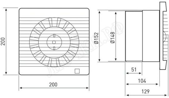 Вентилятор Decor 300CH Вентилятор Decor 300CH
